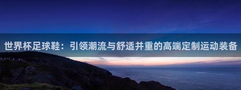 美国世界杯：世界杯足球鞋：引领潮流与舒适并重的高端定制运动装备